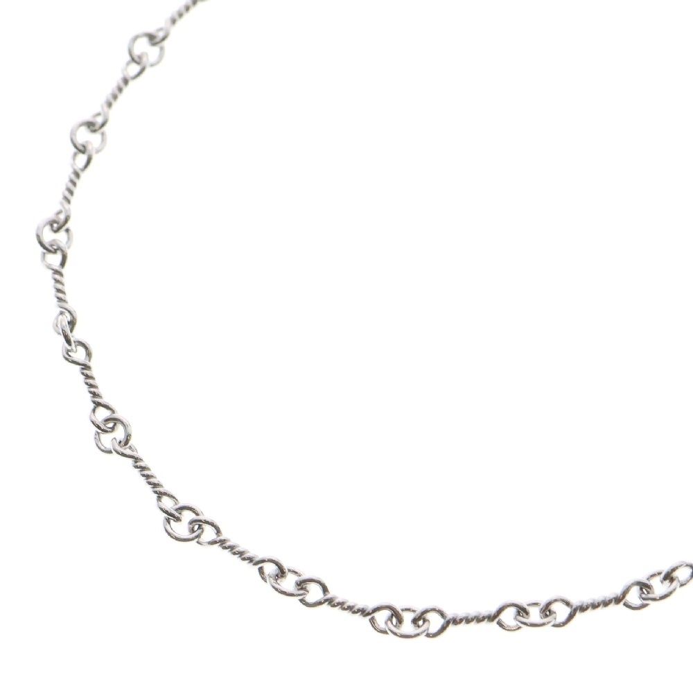 クロムハーツ ツイストチェーン18KWG 18inch クロムハーツ 18K WG