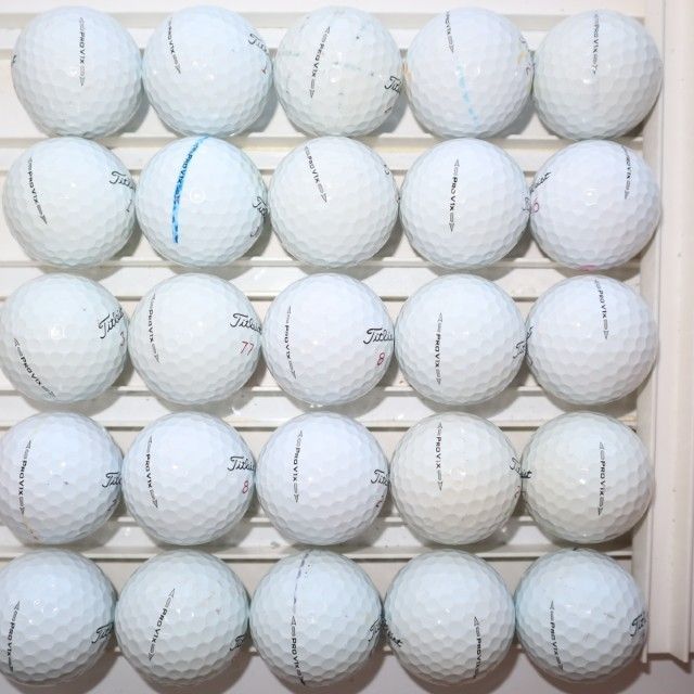 25個 プロV1x 旧モデル Bランク prov1x タイトリスト 中古