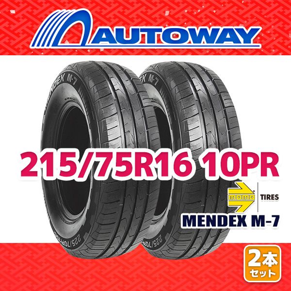 AUTOWAY】 新品 215/75R16 サマータイヤ MOMO Tires MENDEX M-7