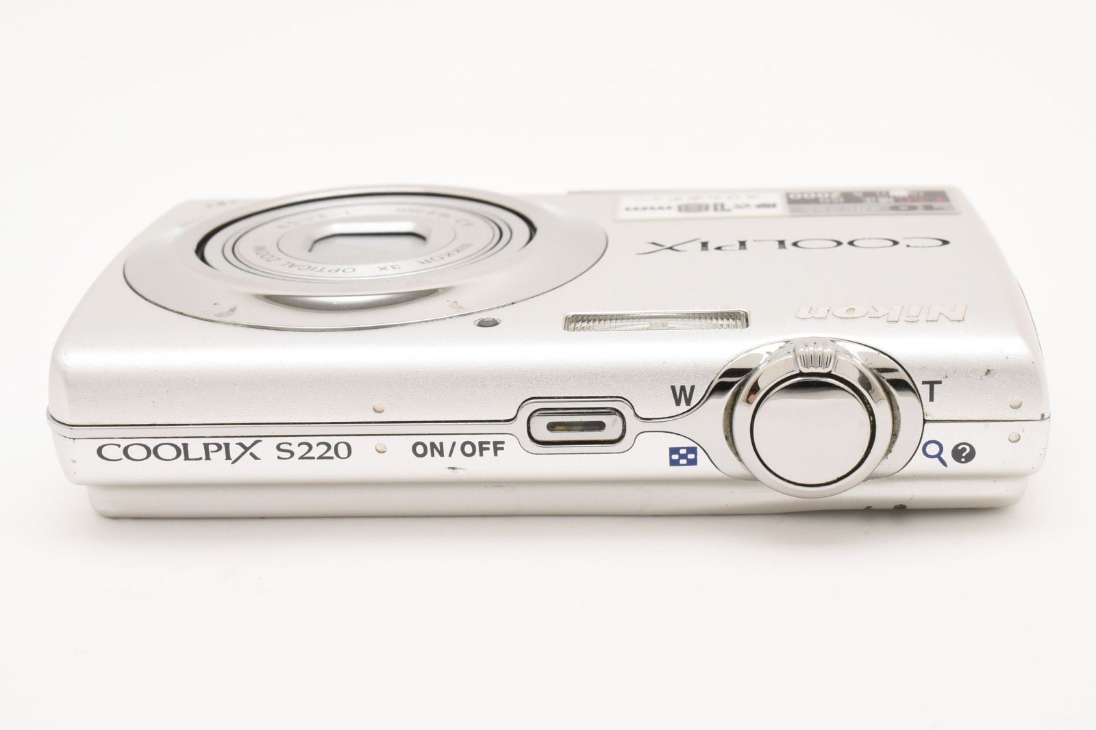 ☆極上品☆ニコン NIKON COOLPIX S220 シルバー《動作品》☆ LL33#4499