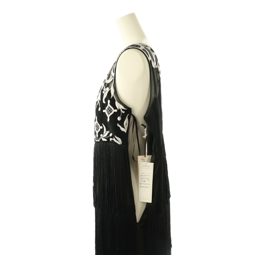 美品 グレースコンチネンタル ロービングフリンジコート 36 美品 グレースコンチネンタル ロービングフリンジコート 36