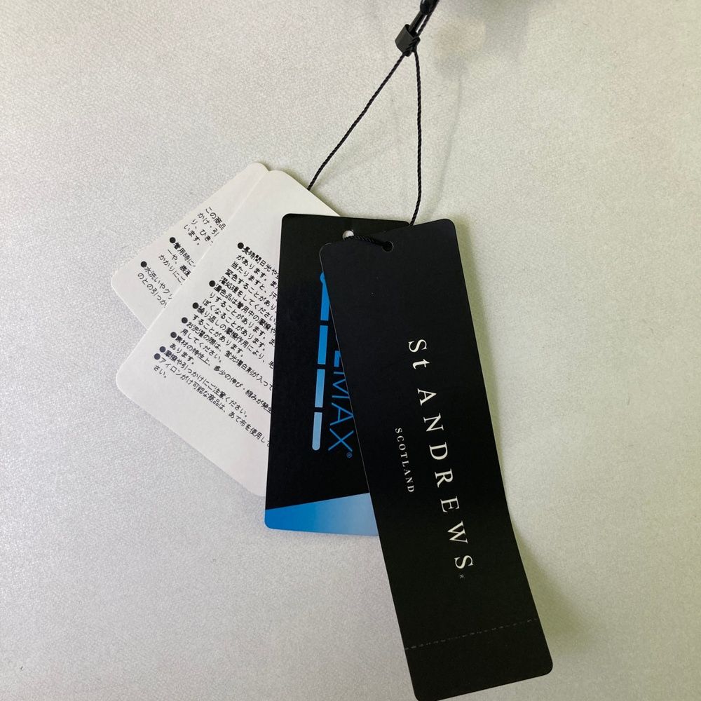 サイズ：LL ST ANDREWS セントアンドリュース  半袖ポロシャツ 総柄 ネイビー系 [240101496105] ゴルフウェア メンズ ストスト サイズ：LL ST ANDREWS セントアンドリュース 半袖ポロシャツ 総