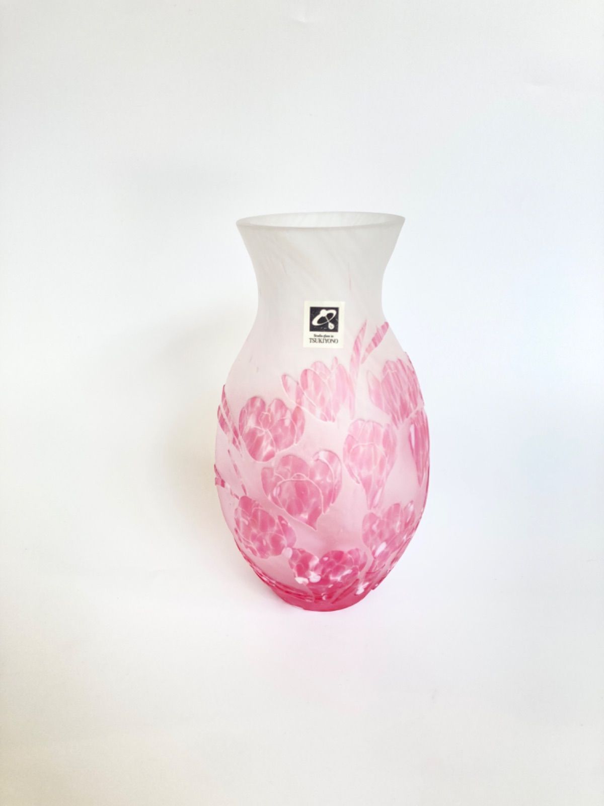 新品・未使用品】月夜野工房 花瓶 ピンク - メルカリ