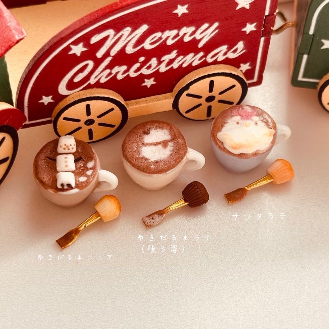 受付中】mikoです♡Christmas order page 樹脂粘土ミニチュアパン