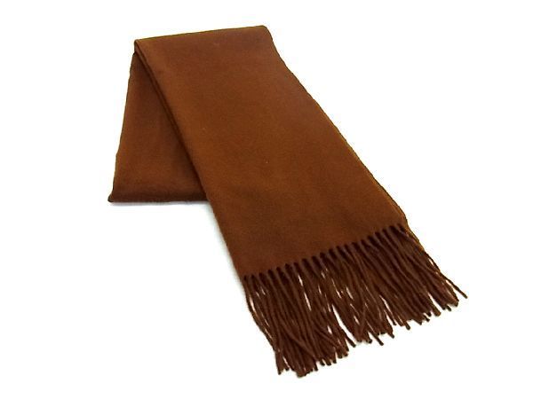 □極美品□ HERMES エルメス キャメルヘア ストール マフラー ショール  