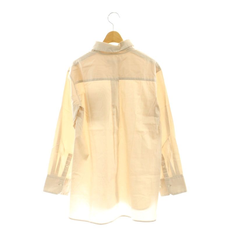 エブール ebure 23AW ローガンコットン シャツブラウス 長袖 38 エブール ebure 23AW ローガンコットン シャツブラウス 長袖 38