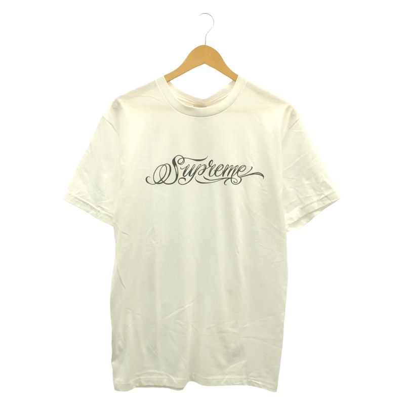 24FW Supreme Script Tee M シュプリーム 66