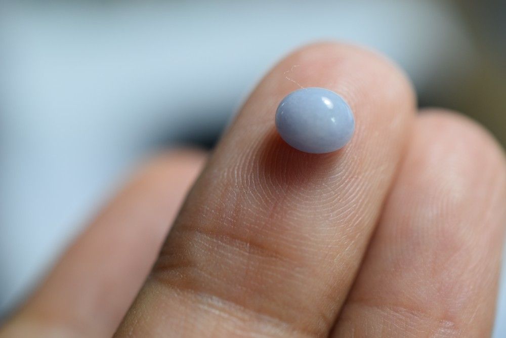 【貴重】ミャンマー産の本翡翠(ジェダイト)のラベンダー入りのルース c8ad1514b28f1e2095ce5c2d13f947