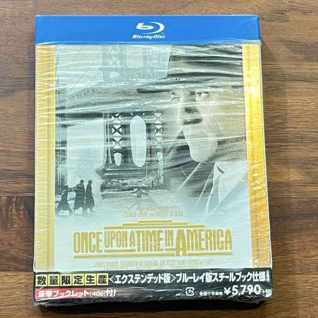 Blu-ray ブルーレイディスク ワンス アポン ア タイム イン アメリカ エクステンデッド版 スチールブック仕様| 40318