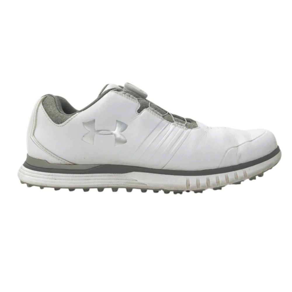 UNDER ARMOUR アンダーアーマー 3022257-100 SHOWDOWN SL BOA ゴルフシューズ  ホワイト系 25.5 [240101504276] ゴルフウェア メンズ ストスト UNDER ARMOUR アンダーアーマー 3022257-100 SHOWDOWN SL BOA
