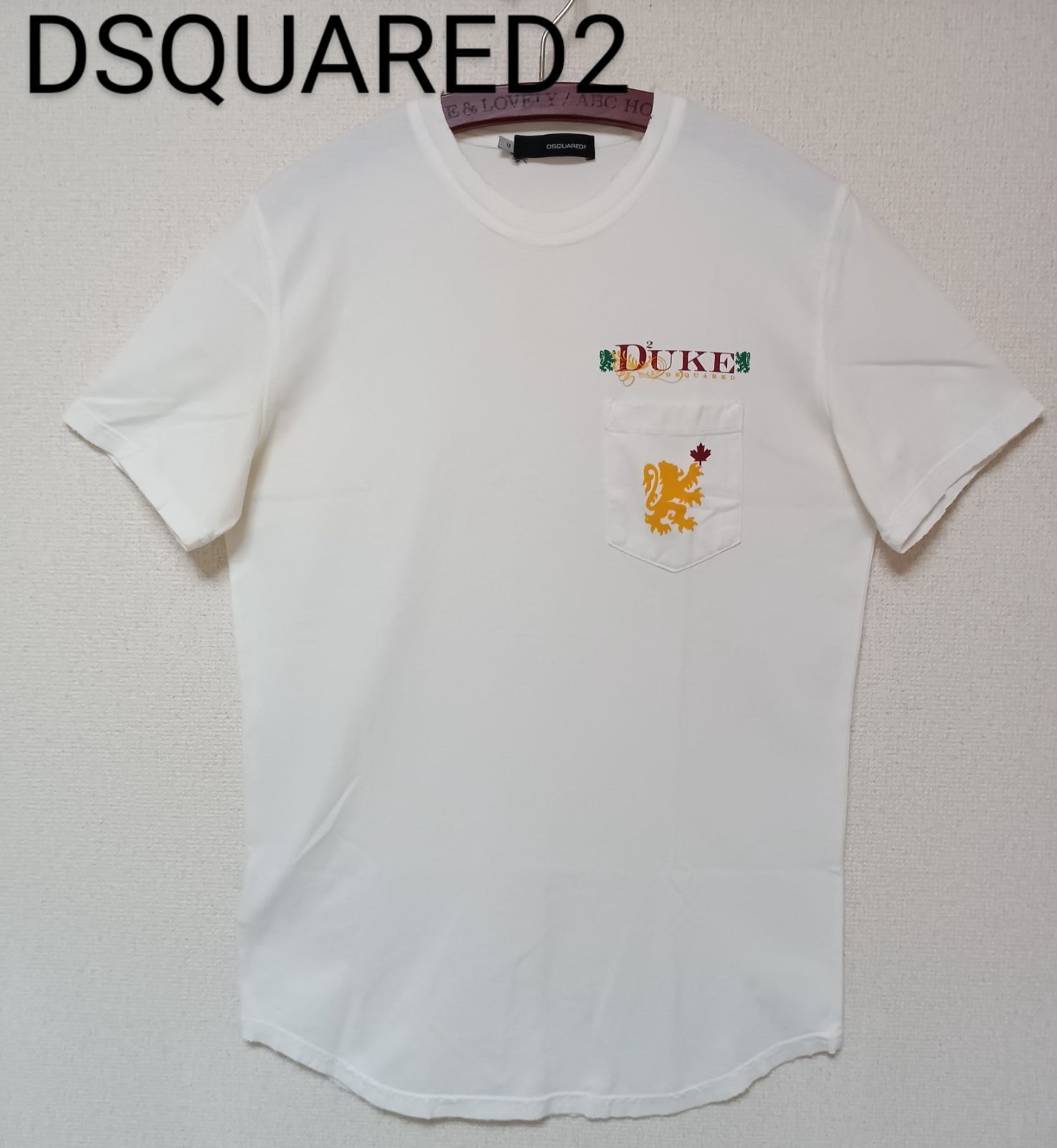 DSQUARED2 ディースクエアードTシャツ 半袖 カットソー ダメージ加工