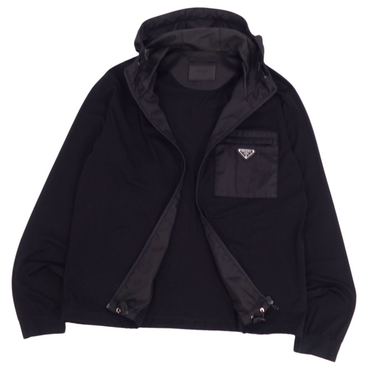 極美品 プラダ PRADA パーカー 2020 スウェット フーディ ジップアッ