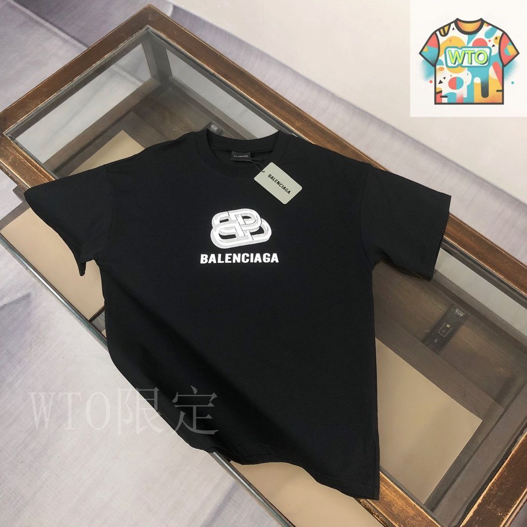 VIP価格【関税・送料込】BALENCIAGA 25SS クロップド T シャツ eCom-818431TRVU91041_F.jpg