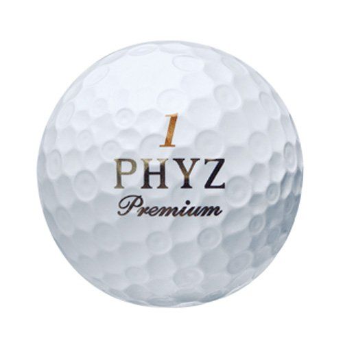 BRIDGESTONE(ブリヂストン) ゴルフボール PHYZ プレミアム 1ダース(12個入り) ゴールドパール PMGX 
