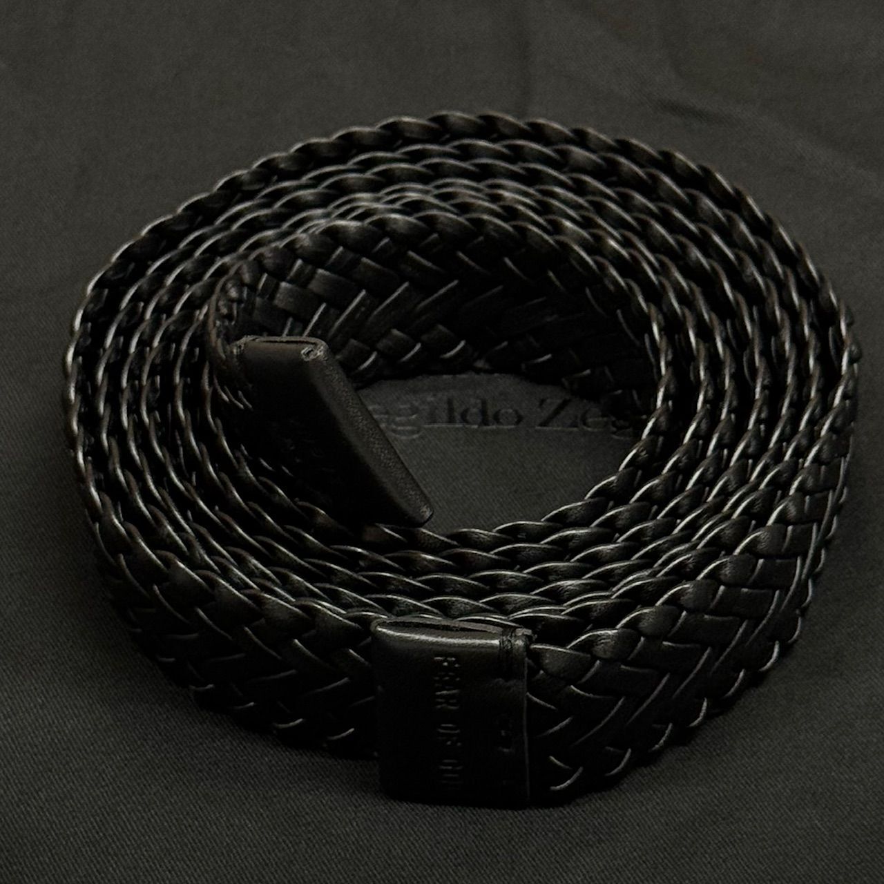 Fear of God x Ermenegildo Zegna 20AW Braided Leather Belt メッシュ  