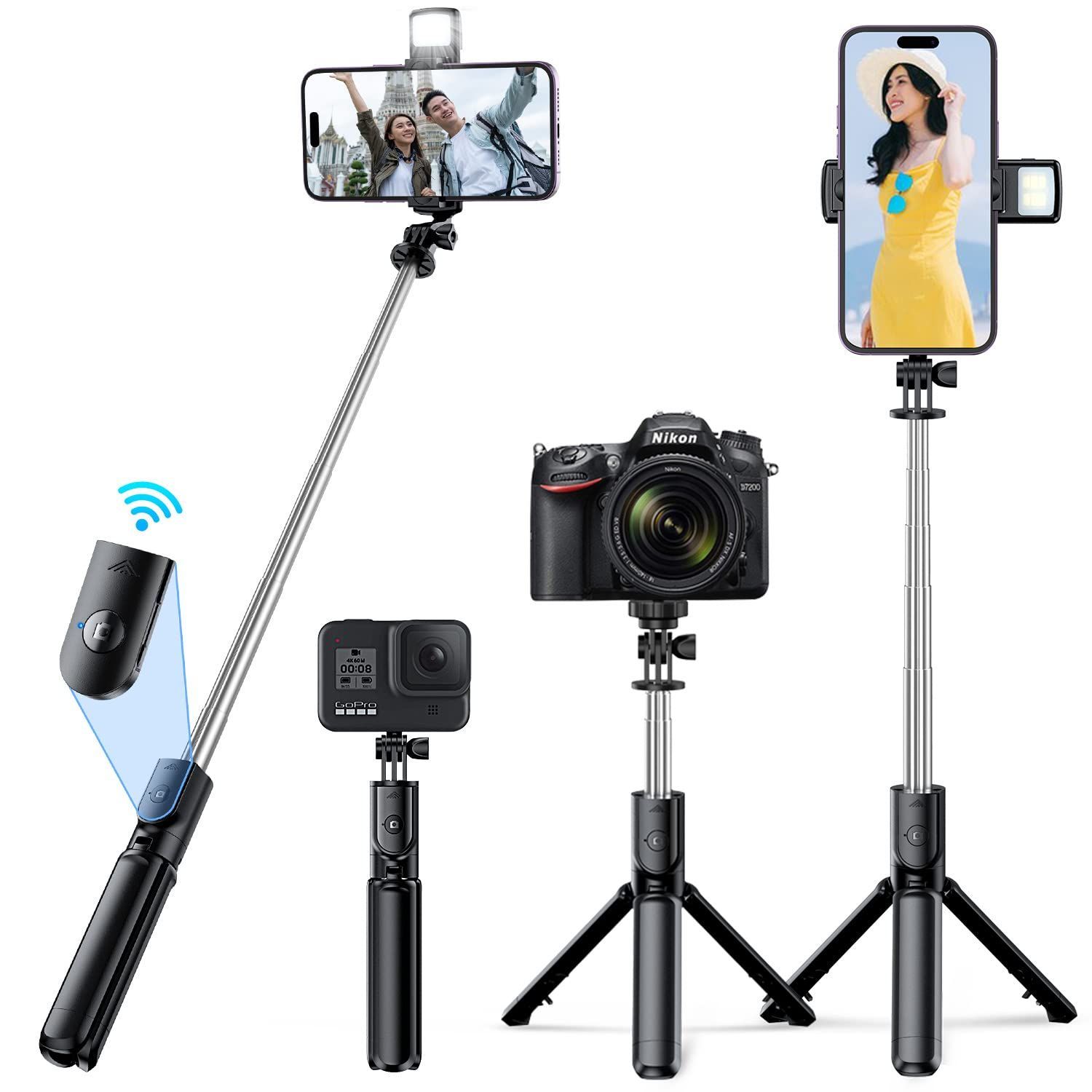 自撮り棒 Bluetooth 360°回転  (L-2L-032) 自撮り棒 Bluetooth 360°回転 (L-2L-032) 自撮り棒 Bluetooth 360°