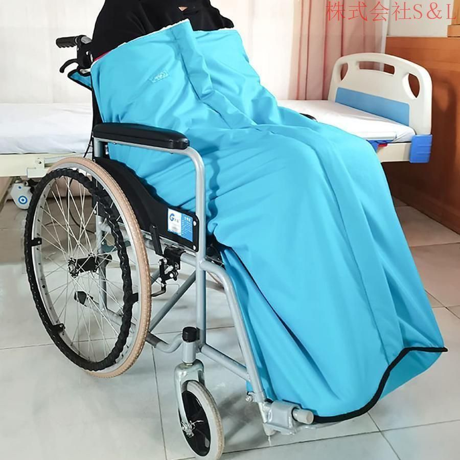 車椅子用ブランケット防水裏地付き車椅子用居心地の良い暖かいカバー大人の足と下半身用高齢者用膝ブランケットS＆L車椅子用ポンチョ手動車