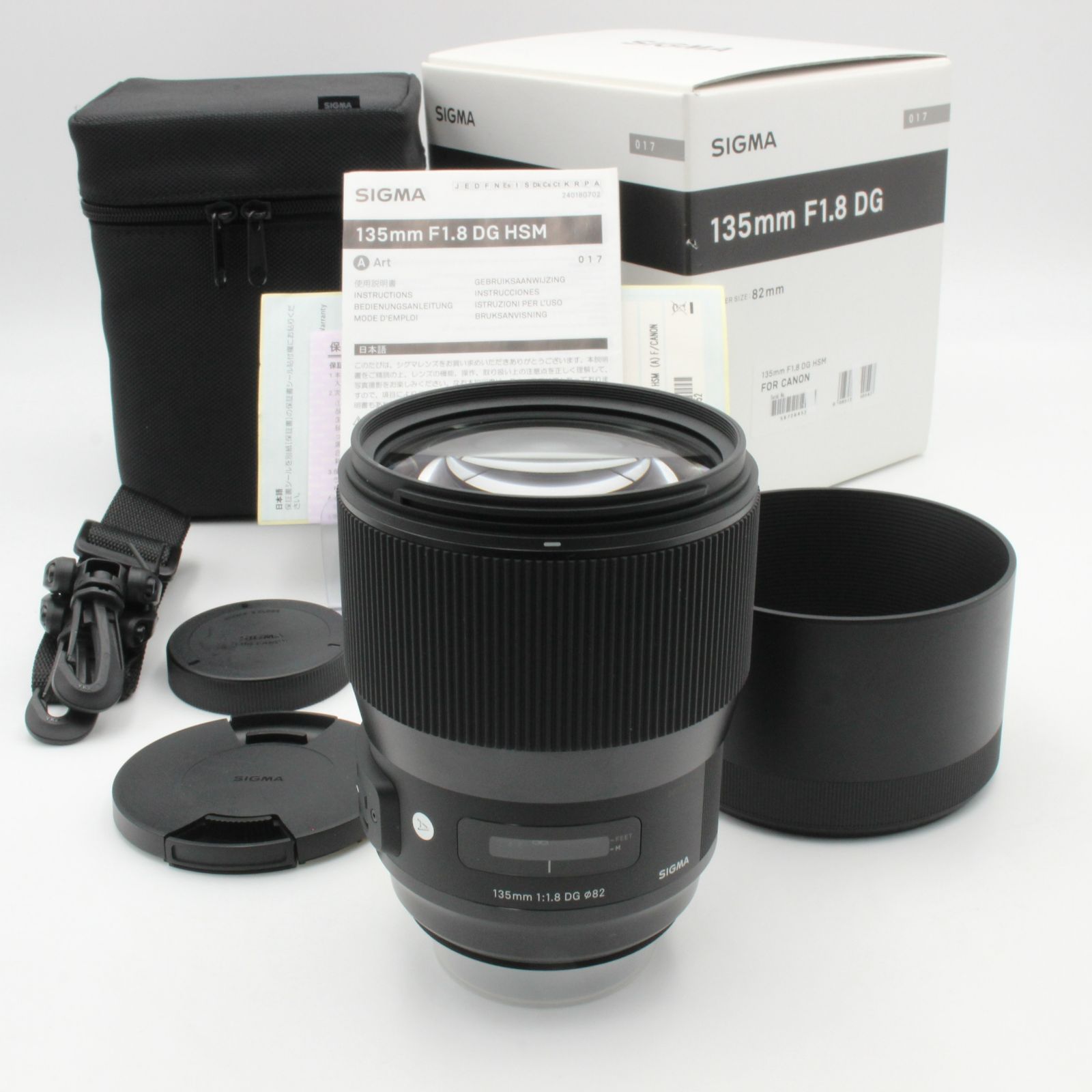 美品SIGMA 135mmF1.8 DG HSM Art for CANON