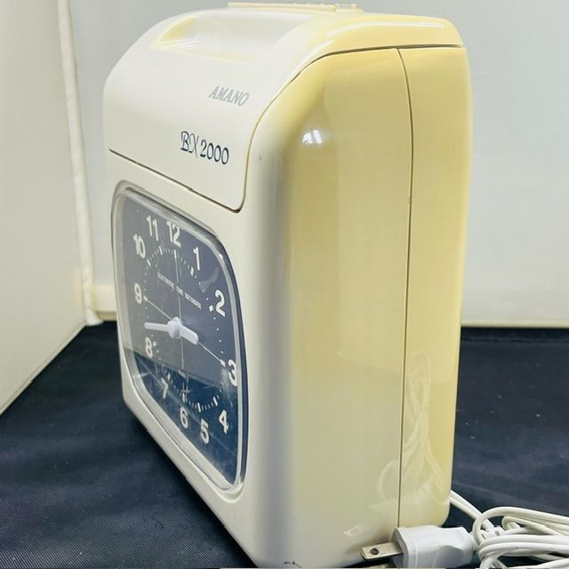 中古】日焼けあり・本体のみ アマノ タイムレコーダー BX2000 ホワイト系 - メルカリ