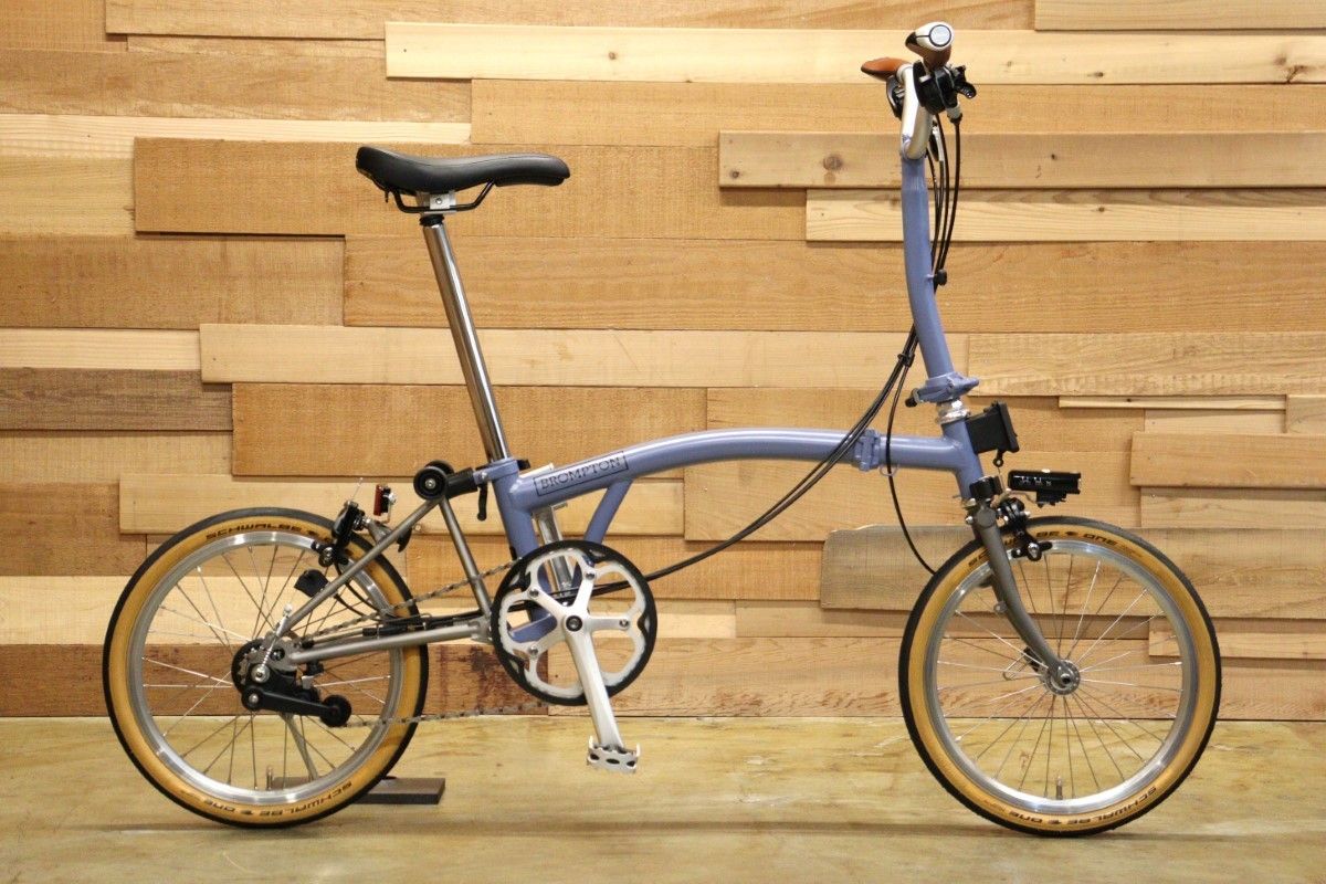 ブロンプトン BROMPTON M6L-X 2×3速 2021モデル 16インチ 折り畳みミニベロ フォールディングバイク チタン 【立川店】 -  メルカリ