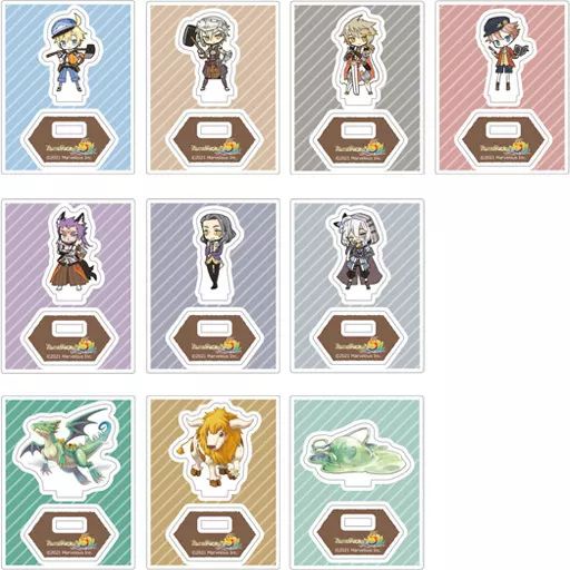 中古】アクリルスタンド・アクリルパネル 全10種セット 「ルーン 中古】アクリルスタンド・アクリルパネル 全10種セット 「ルーン