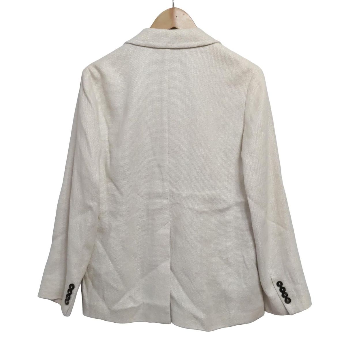 S Max Mara マックスマーラ ジャケット サイズJ 42 レディース - オフホワイト 長袖 ダブル 春