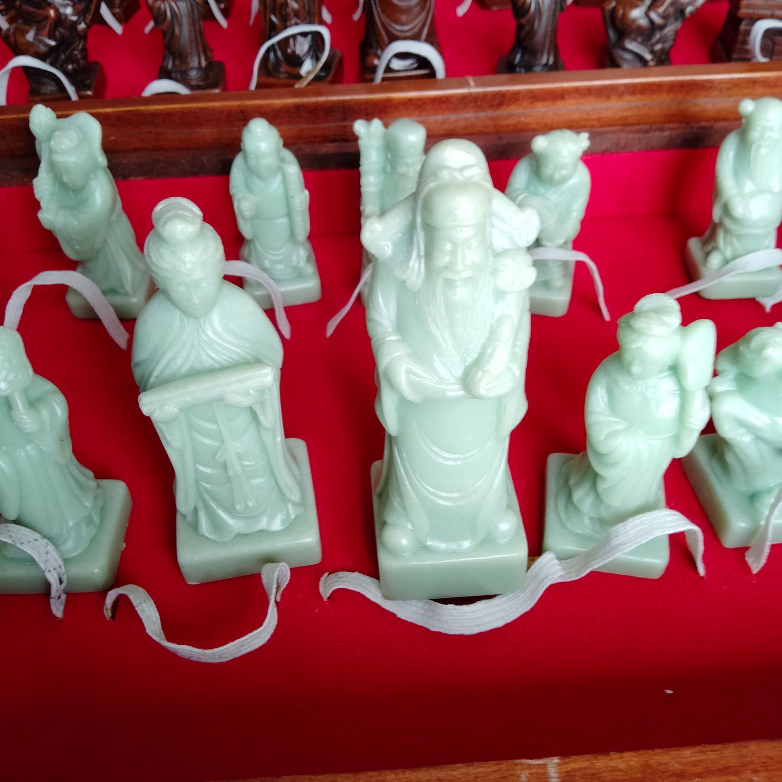 大型　中国製チェスセット　古代中国フィギュアのチェス駒　35cmX35cm 大型 古代中国フィギュア チェスセット 盤面35cmX35cm - メルカリ