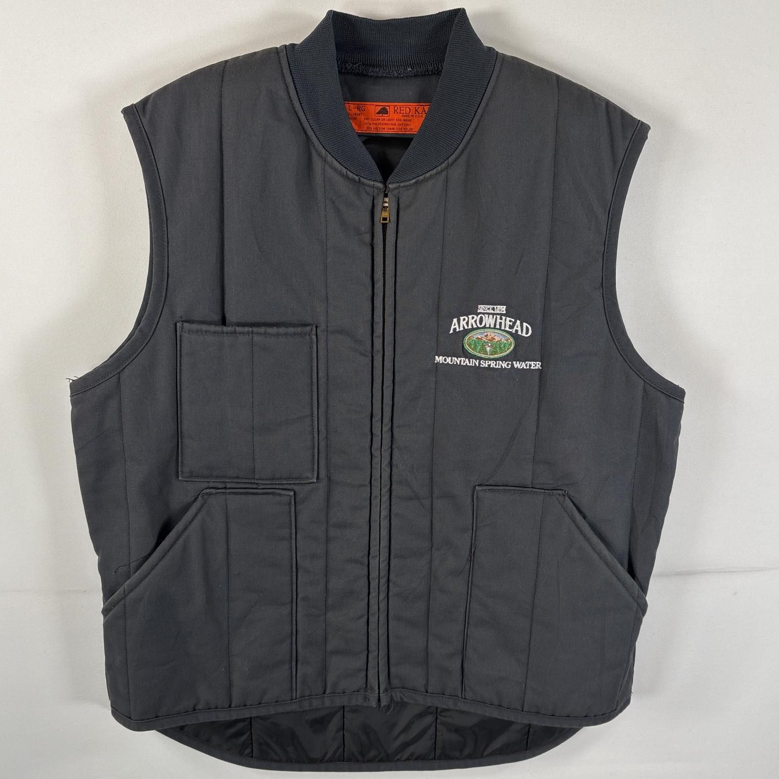 美品 希少USA製90s RED KAP中綿ワークベスト TALON ZIP 0323133414_65fe5bc652ae0.JPG