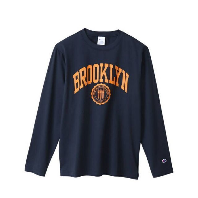 HANES ヘインズ LONG SLEEVE T-SH ネイビー Sサイズ C3-X414 370 | スポーツ スポーツウエア ウエア 服 衣類 トップス 長袖 ロングスリーブ Tシャツ ロンT 綿 コットン 天竺素材 肌触り サスティナブル お