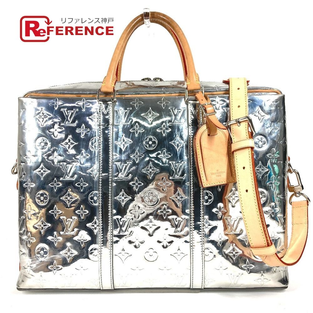 LOUIS VUITTON ルイヴィトン ビジネスバッグ ネオ PDV ポルトドキュマンヴォワヤージ M58755 レザー シルバー