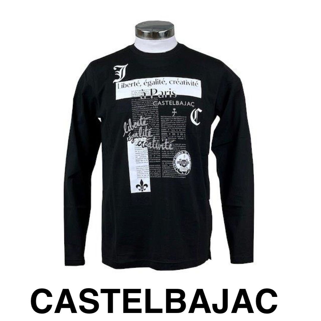 30％OFFカステルバジャックCASTELBAJAC長袖Tシャツ7214171111-3クロ