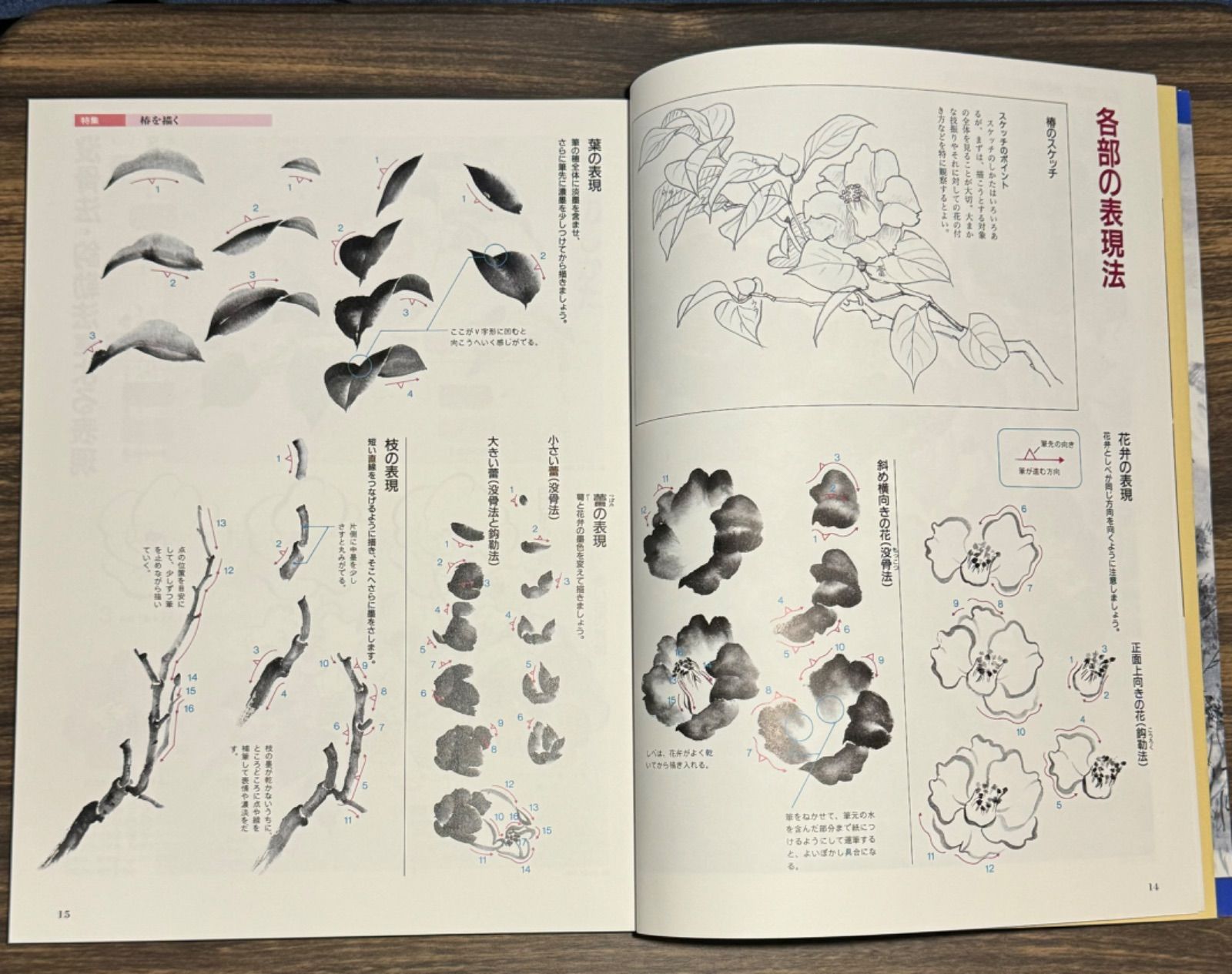 趣味の水墨画 1993年3月号 椿を描く 南雲稔也 宮本武蔵 付録臨画手法 玉葱 - メルカリ