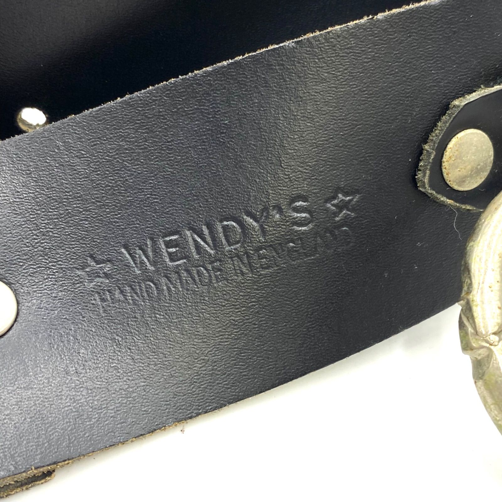 廃盤 希少 生産終了 WENDY'S ウェンディーズ ベルト ウエスト