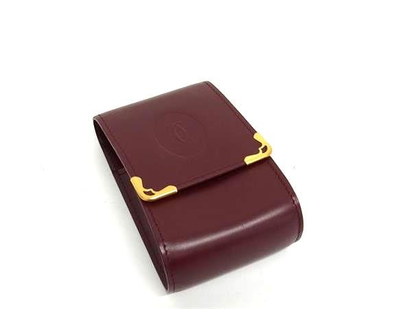 □美品□ Cartier カルティエ マストライン レザー マルチケース