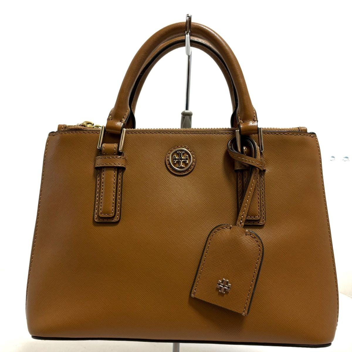 TORY BURCH(トリーバーチ) トートバッグ美品 - ブラウン レザー - メルカリ