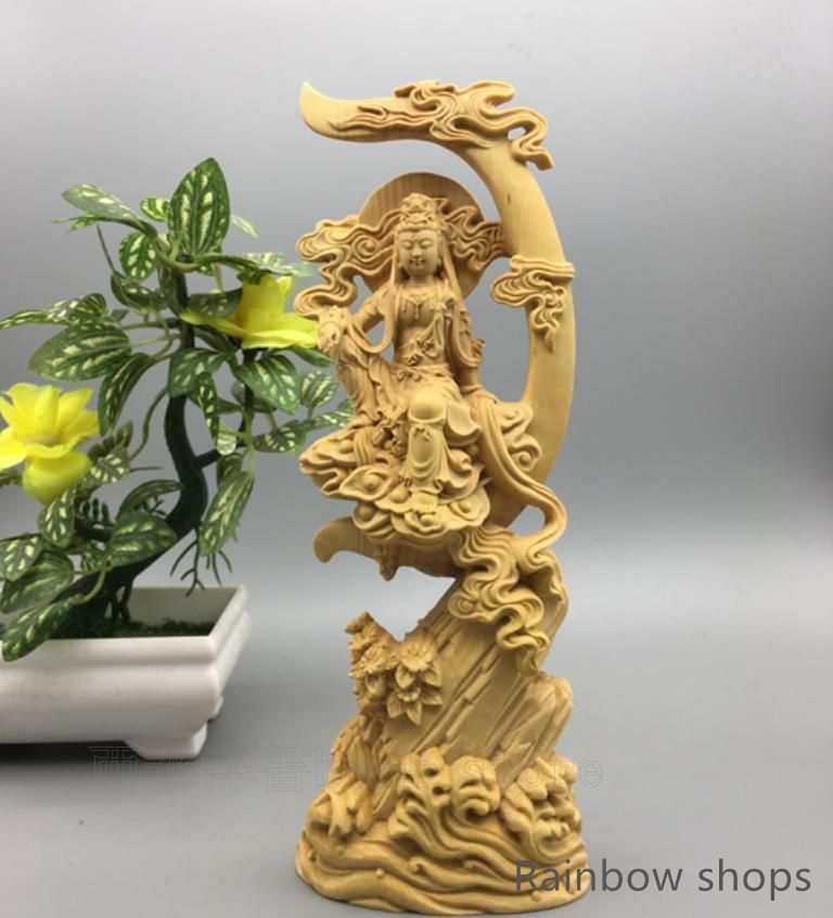 【修縁堂】極上品仏教美術 精密彫刻 彩繪 彩金 如意輪観音 手彫り仏師で仕上げ品 修縁堂】極上品仏教美術 精密彫刻 彩繪 彩金 如意輪観音 手彫り