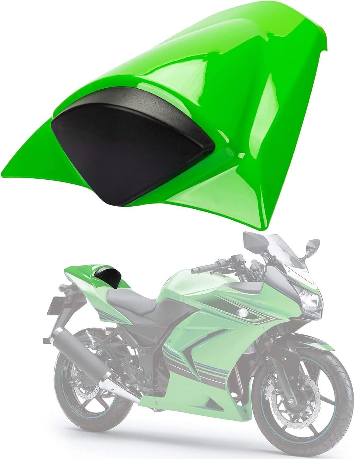 Ninja250R アッパー・フロントカウル　セット　グリーン NINJA 250 アッパーカウル （グリーン） Ninja250R アッパー・フロント