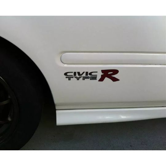 純正 ホンダ HONDA シビック タイプR サイドステッカー 1枚 EK9 CIVIC TYPE R side sticker サイドデカール  side decal