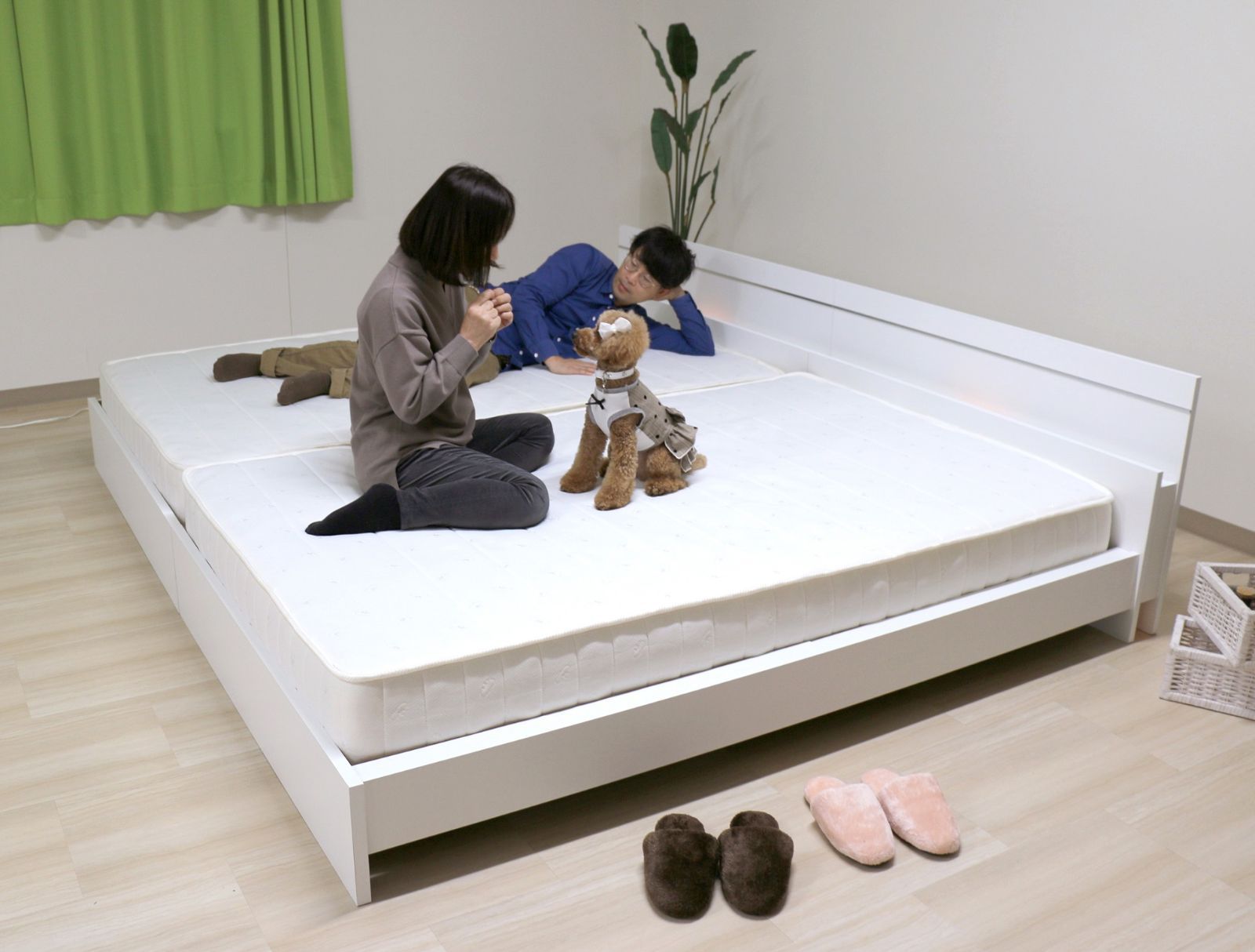 連結ができる 照明コンセント棚付