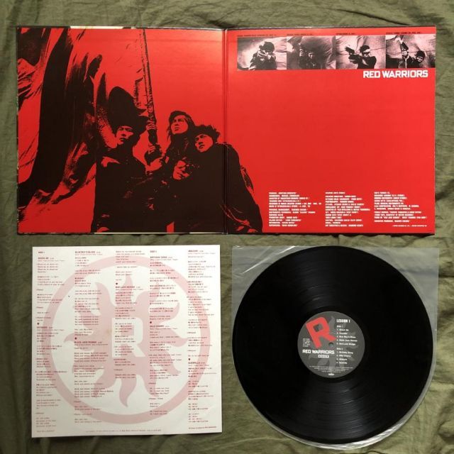 RED WARRIORS レコード3枚セット 傷なし美盤 良ジャケ 1986年 レッド・ウォーリアーズ Red Warriors LP