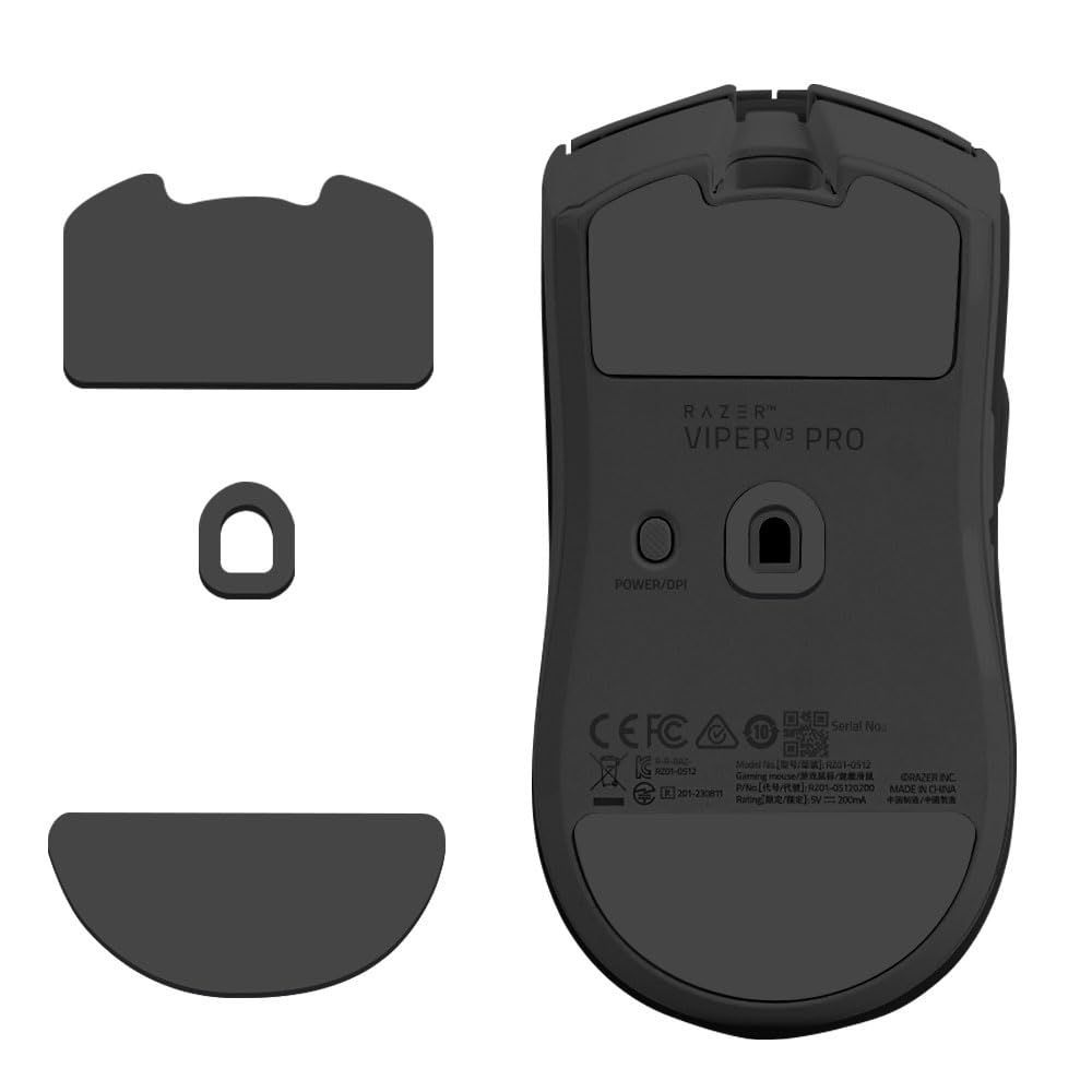 Razer Viper V3 Pro マウスソール(1セット入り)_ブラック (1
