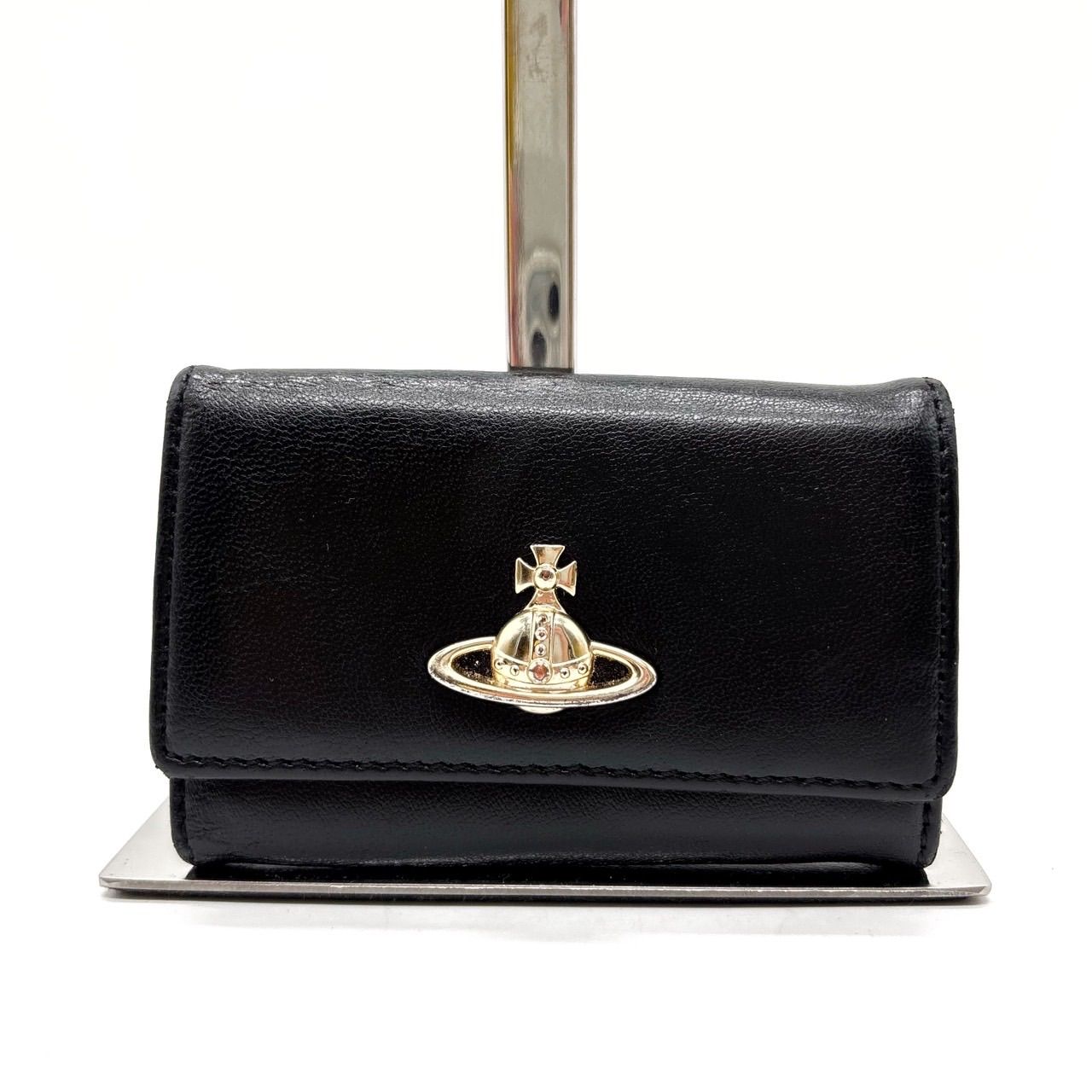 にしこ様ヴィヴィアンウエストウッド 6連キーケース 本革 ゴールド