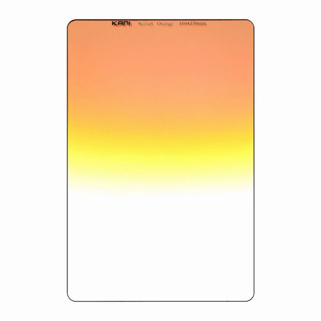 KANI サンセットオレンジ 100 x 150 mm 色彩強調 朝日 夕日 角型 角形 レンズフィルター