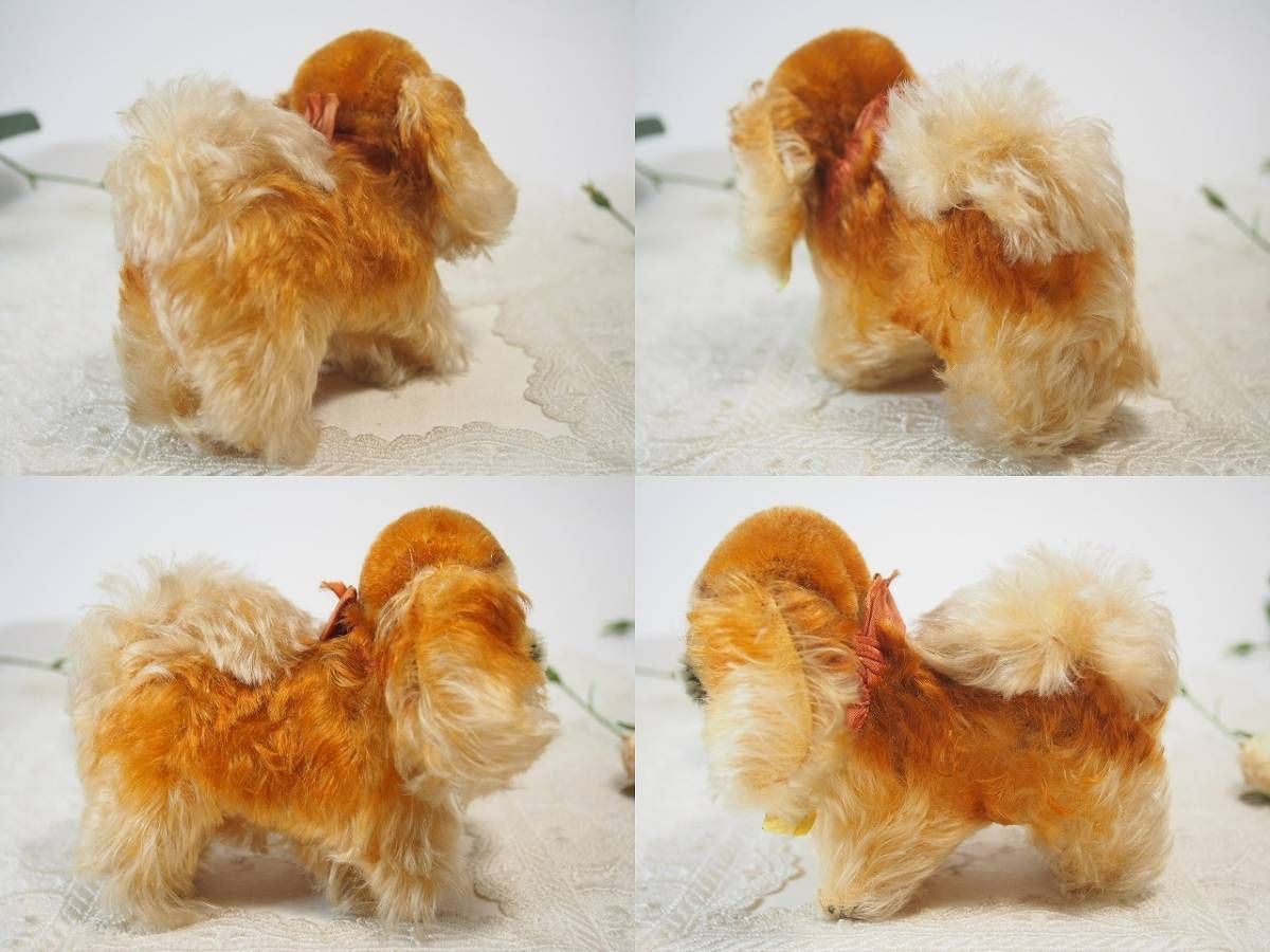 シュタイフ★Pekinese Peky 14cm オールID's完品★ペキニーズ 送料無料☆シュタイフ☆Pekinese Peky ID's完品☆ペキニーズ