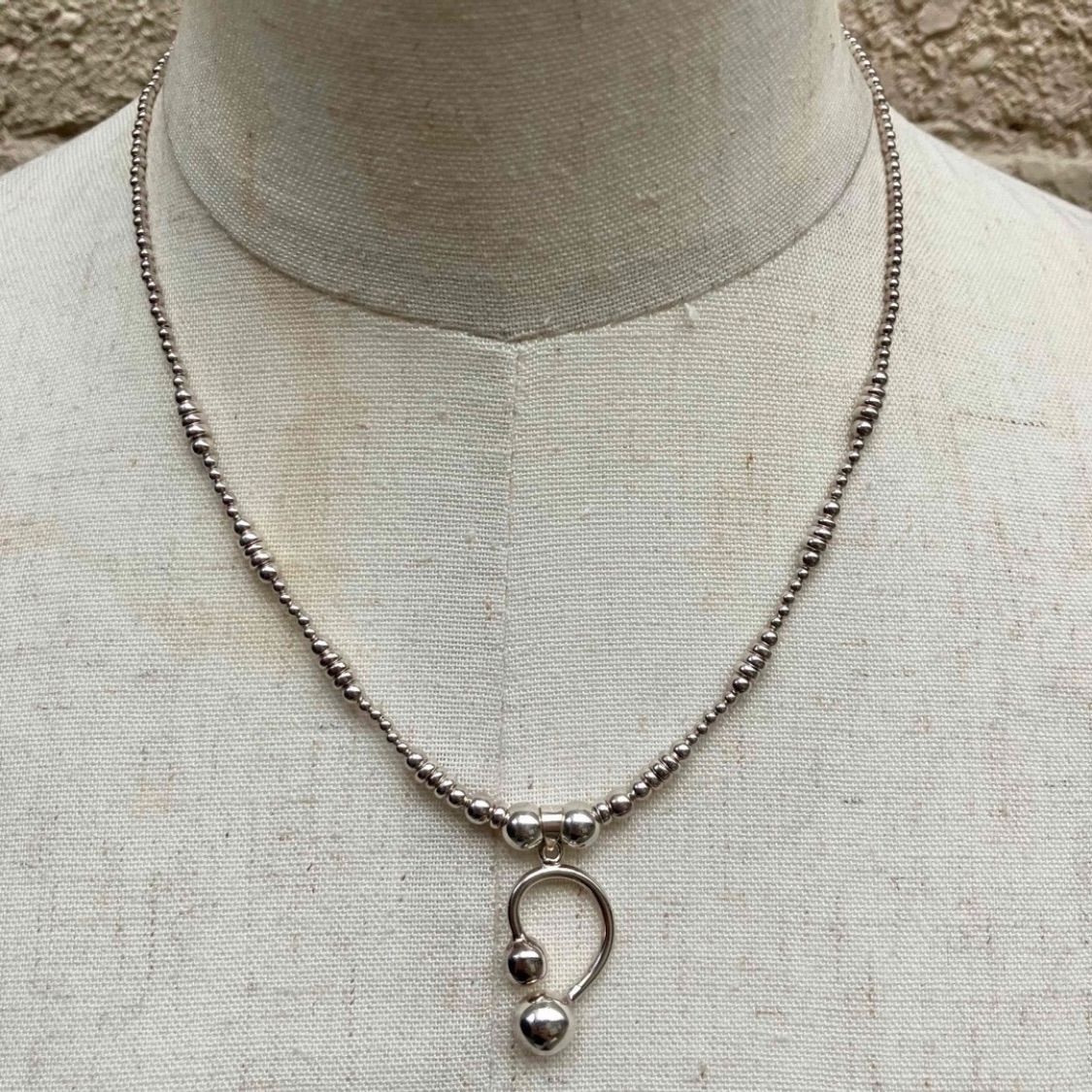 SILVER925 PEAL CHAIN NECKLACE/シルバー/ネックレス SILVER925 PEAL CHAIN NECKLACE/シルバー/ネックレス