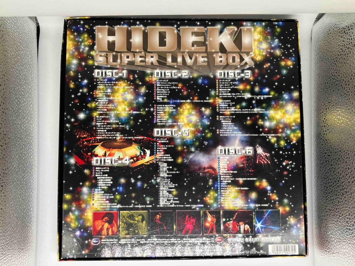 西城秀樹 CD HIDEKI SUPER LIVE BOX - メルカリ