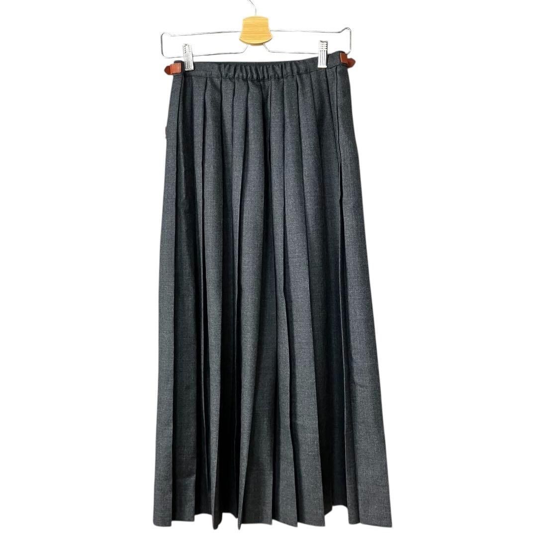 O NEIL of DUBLIN UNITED ARROWS green label relaxing別注 ウーステッドウール パッチワーク キルト ロングスカート KERRY GB10 US8 グリーンチェック オニールオブダブリン ユナイテッドアローズ