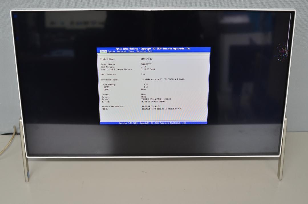 ジャック品 一体型パソコン 富士通 FH52/B3 Celeron 2365U - 中古