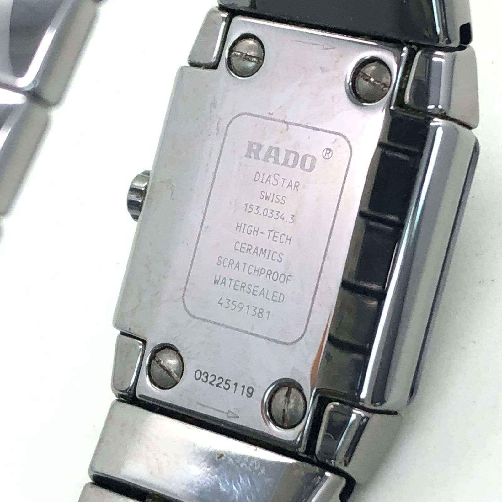 RADO ラドー ダイヤスター 153.0334.3 レディース 腕時計 グレー文字盤 ...