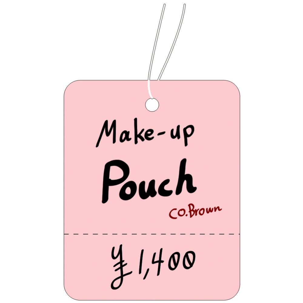 （まとめ買い）ササガワ 糸付き提札(値札) 小 桃地 ミシン目入 縦40mm×横32mm 500枚入 18-120 【×3セット】